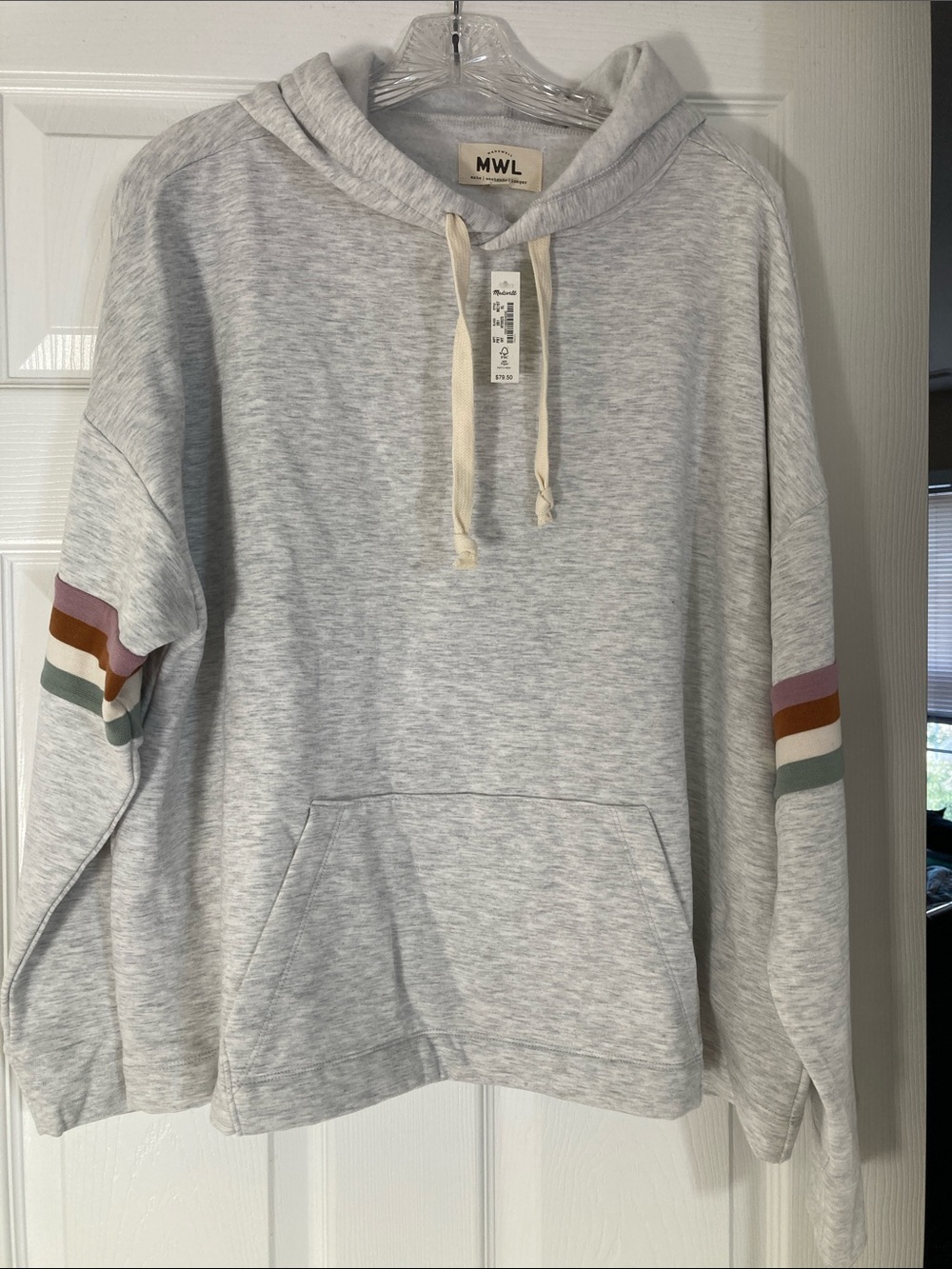 Madewell superbrushed easygoing lounge hoodie